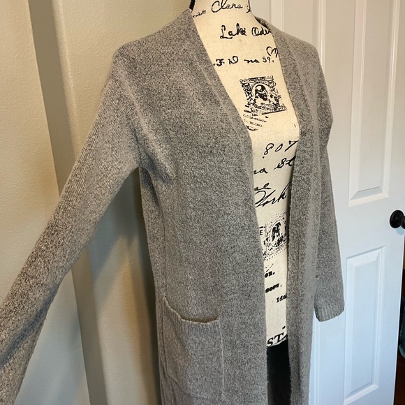 PnA.k long cardigan. Ladies medium. Light gray. - Picture 5 of 5